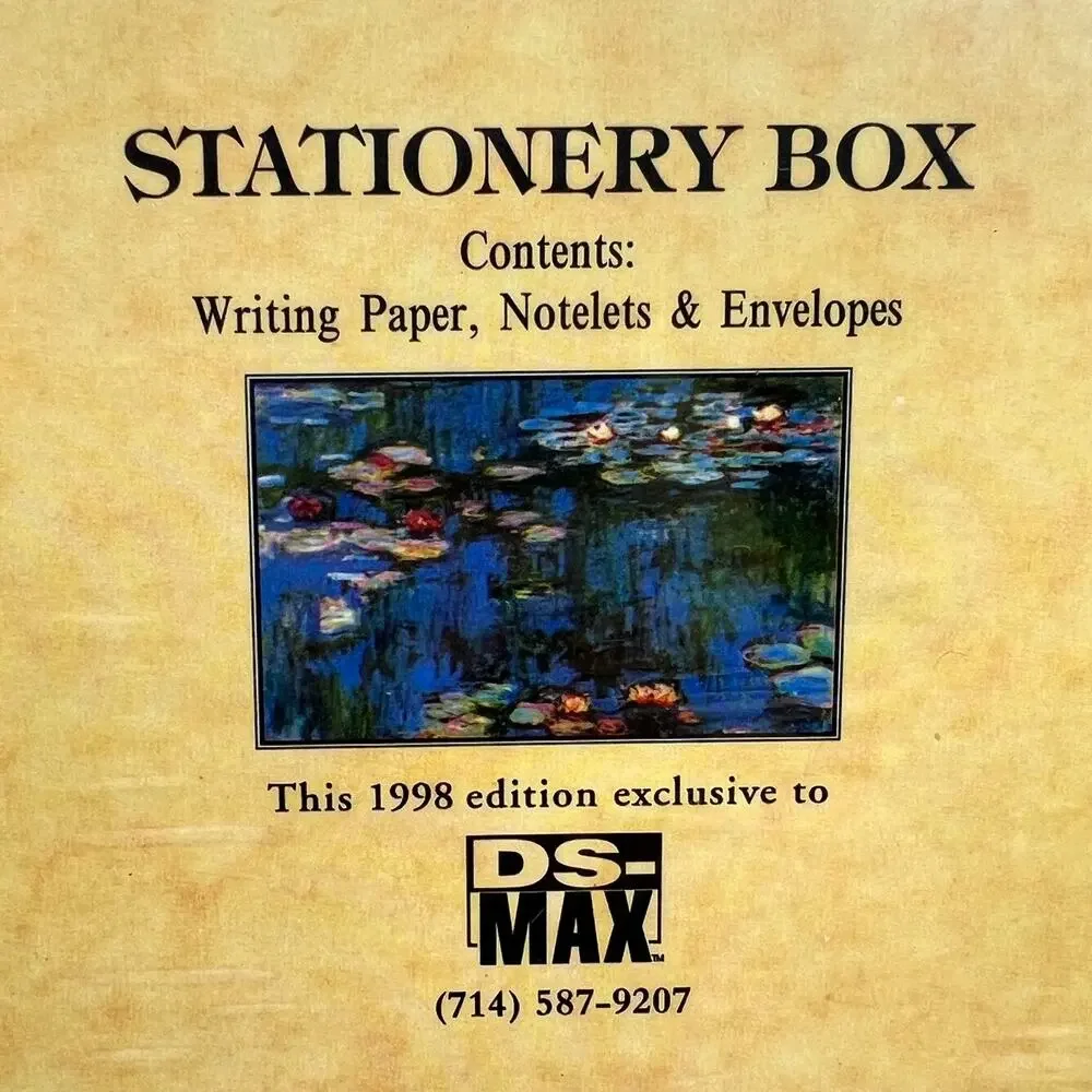 Vintage DS-Max Impressionist Stationary Box New